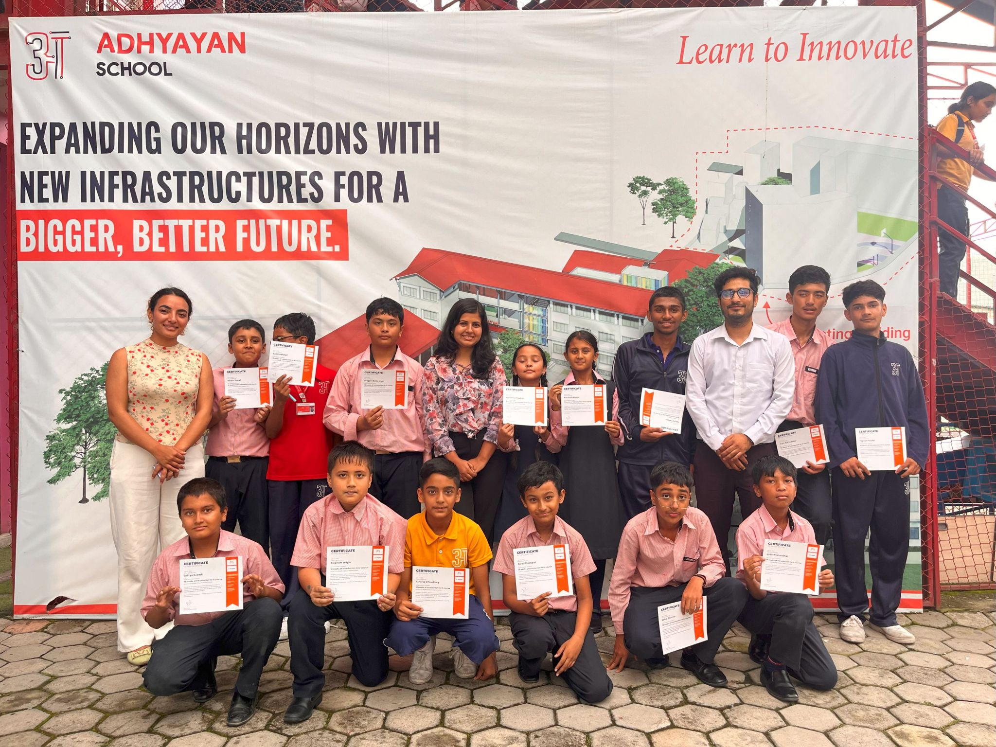 NAAMII’s First AI for Schools Implementation at Adhyayan